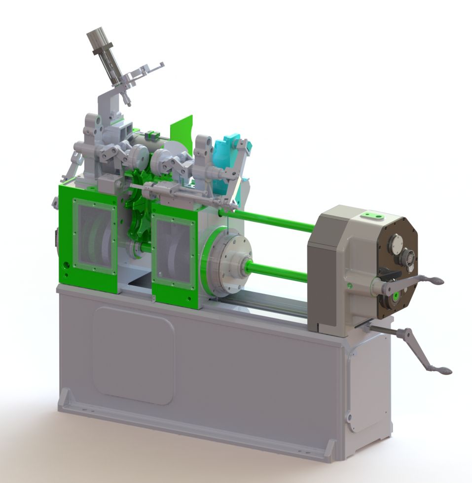 Macchina flangiatrice barattoli